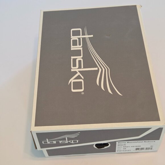 Dansko Berry Burnished Nubuck Leather Clogs Black Size 39 (US 8.5–9) | Worn Once - Picture 7 of 10